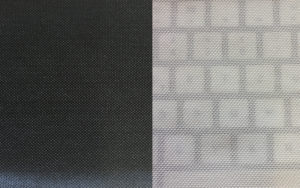 The opacity of dark speaker fabric is higher than that of brightly-coloured speaker cloth.